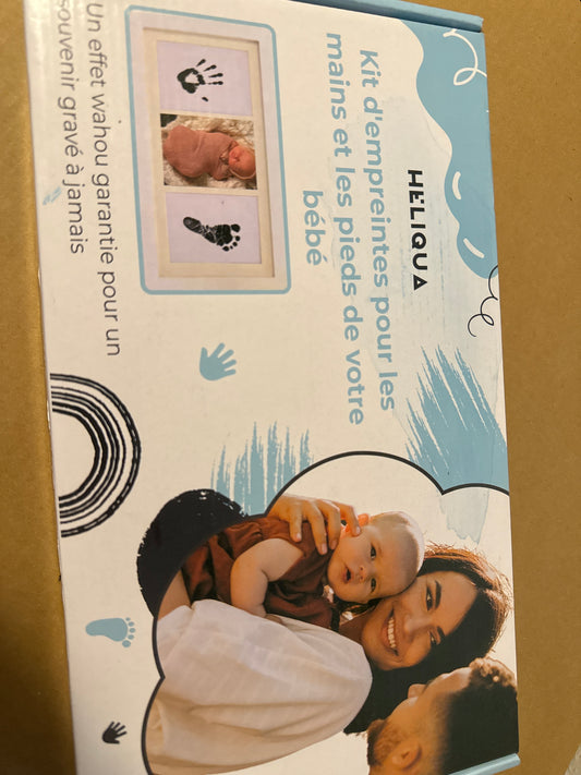Heliqua Baby Hand- und Fußabdruck Set – Persönliche Erinnerungen für die Ewigkeit