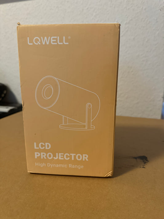 LQWELL® Mini Beamer – Kompakter Projektor mit 5G WiFi, BT5.0 und Android OS