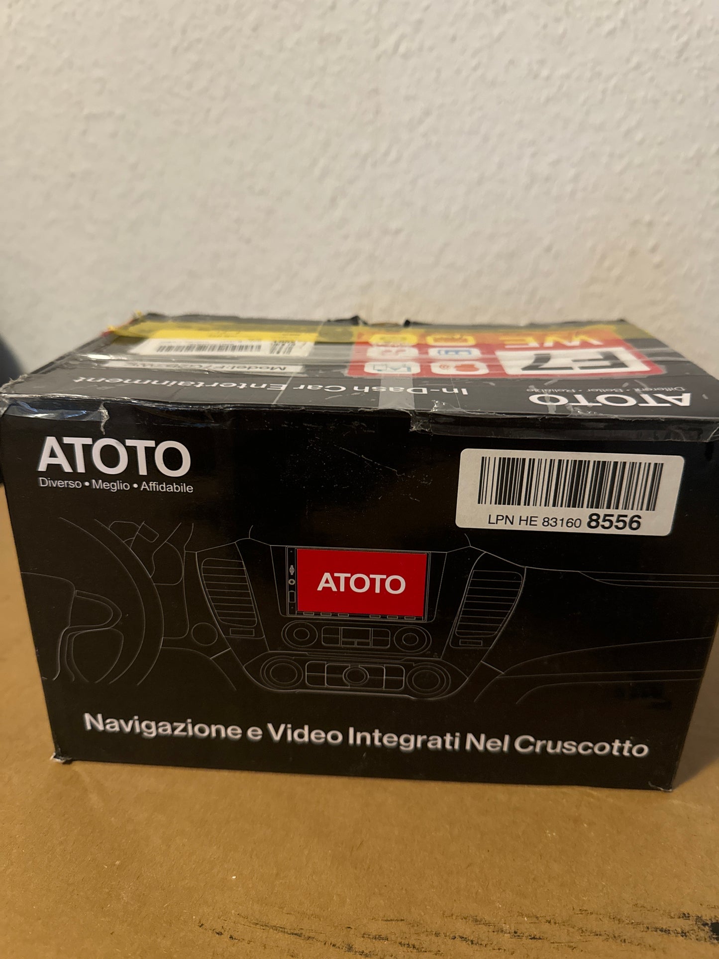 ATOTO F7 WE 7-Zoll Digital Media-Receiver, Doppel Din Radio mit Bildschirm, Wireless CarPlay & drahtloses Android Auto