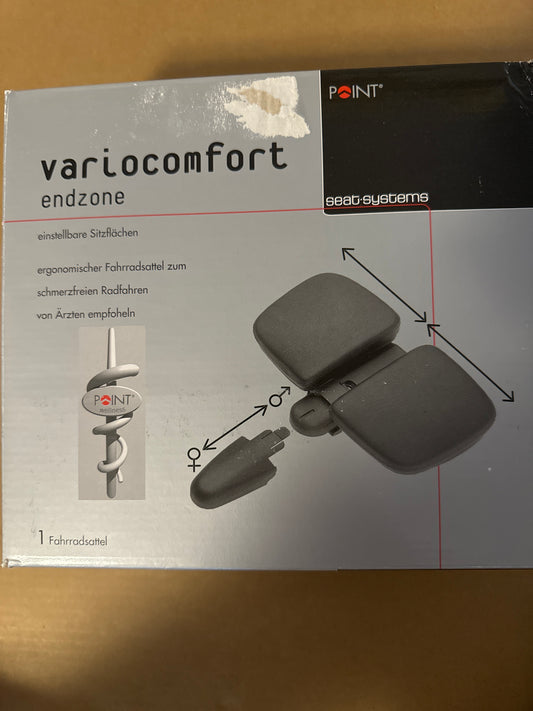 Point Endzone Fahrradsattel Vario Comfort – Unisex Fahrrad Sattel für maximalen Komfort