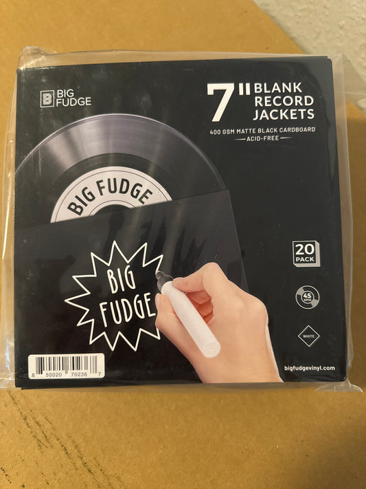 Big Fudge Hüllen für Single Schallplatten – Schütze deine Musikschätze