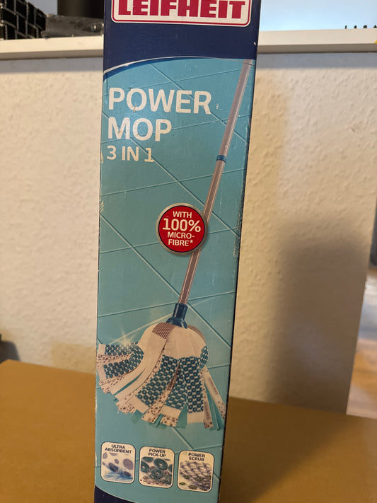 Leifheit Power Mop 3in1 – Effiziente Reinigung für alle Bodenarten